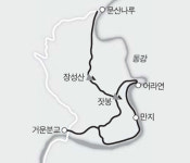 하늘에서 내려다본 동강… 땀은 정직했다