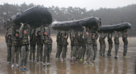 [현장속으로] 해병대 아카데미 입소한 복싱 국가대표팀