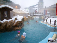 물좋은 온천서 설악설경 만끽