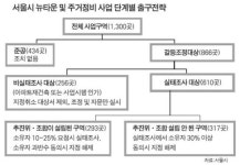 뉴타운, 추진위 구성 안된 317곳 주민 30% 이상 요청땐 연내 해제