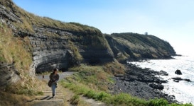 제주 햇살과 바람의 내기… 겹겹 두른 마음의 외투 누가 벗길까