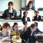 윤은혜 뽀글머리, 러블리 뽀글 헤어로 파격 변신 … 눈길