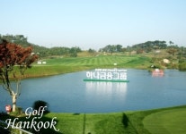 LPGA 투어 하나·외환 챔피언십을 상징하는 조형물