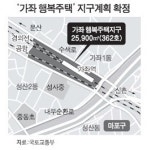 가좌 지구, 행복주택 사업계획 첫 확정