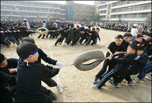체육 시간에 배운 모든 것 보여 드렸어요