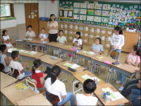 광주 번천, 모든 학년 정규 교과 시간에 영어 활용