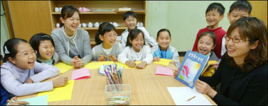 중평, 우리 학교 독서 선생님은 어머니들입니다