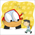 스쿨 존 스카우트 대원이 지킨다