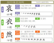 [하루에 한자씩 12월 16일] 슬플 애(哀)- 옷 의(依)- 그럴 연(然)