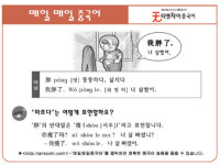 [매일매일 중국어 1월 10일] 나 살쪘어