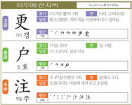 [하루에 한자씩 7월 13일] 다시 갱(更)-집 호(戶)-부을 주(注)