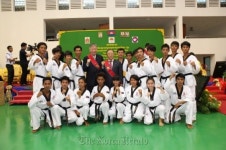 Booyoung funds taekwondo training center in Cambodia