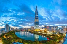 Lotte World Tower completed