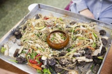 [Seoul Food Alley] Buildings filled with stir-fried Korean blood sausage