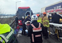 Wheel falls off truck and hits bus; 2 killed, 12 injured