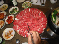 샤브샤브→버섯데침, 더 맛깔나지 않나요