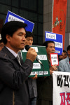 비리청장 사퇴하라, 시민단체와 부평구 충돌