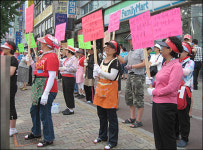 수원도 기업형 슈퍼에 중소상인들 반발