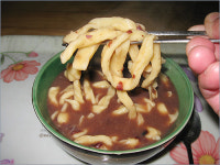 기러기 남편표, 아빠표 팥칼국수 드세요