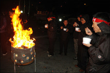대림자동차 해고자 농성장 밥맛이 끝내줘요