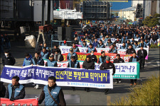 금속노조 한진중지회 수주제로 책임지면 고통분담 가능