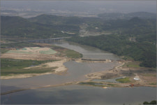 금강은 지금 대재앙 중... 금강정비사업 항공 사진