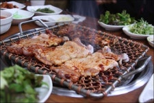 숯불에 구운 철원 닭갈비, 춘천보다 낫네