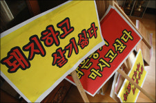 구제역 매몰 6개월, 주민들 동의 없이 돼지 재입식 안돼