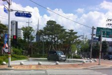 분수대에서 얌체 세차한 자동차 딱 걸렸어