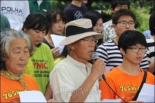 대학YMCA 만난 70세 어르신 송전탑 건설 반대