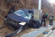 경찰 보좌차량끼리 추돌... 새누리당 브리핑과 달라