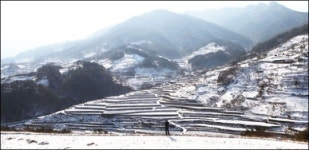 [사진] 지리산 다랭이논의 아름다운 설경