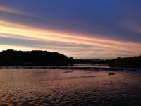 특수 필터 장착한 듯... 노을빛이 참 아름답다