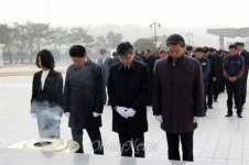 진보당 광주·전남 지방선거 예비주자, 5·18묘지서 출정식