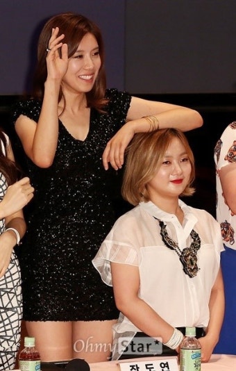 [오마이포토] '드립걸즈 시즌3' 장도연-박나래, 키 차이가!
