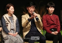 [오마이포토] 경숙이, 경숙아버지 김상규, 부족한 배우여서 꺽꺽 역에 적합