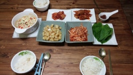 고1 아들이 차린 밥상, 이 정도입니다