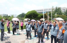 충남대 시설관리노조, 임금인상 요구 결의대회 열어