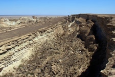 자동차에 앉아서 본 수심 15m의 풍경