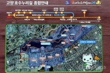 비에 젖은 고양호수누리길, 가을이 흠씬 물들어