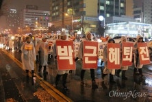 못살겠다 대전 시민들 박근혜 퇴진하라