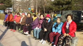 날개 접고 앉은 할머니들, 부디...