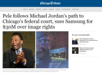 축구황제 펠레, 삼성전자에 350억 상표권 소송