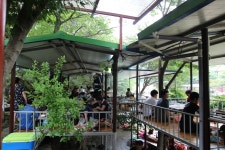 숯불에 촌닭 촤아악... 지나칠 수 없는 맛