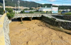 태풍 차바 때 양산 상북면 물난리, 석계산단 때문?