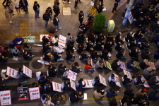 박정희 37주기, 부산에선 박근혜 하야 외침 터져나와