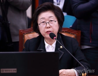 [오마이포토] 교문위 개혁보수신당 간사로 이은재 의원 선임