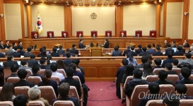 [오마이포토] 최종변론 주재하는 이정미 권한대행