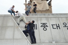 [사진] 기아차 비정규직 노동자, 정몽구를 구속하라