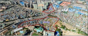 인천 동구 대헌학교 뒤·송림4구역 결합개발